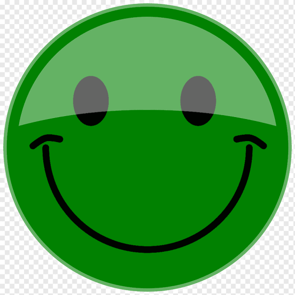 Зеленый смайлик