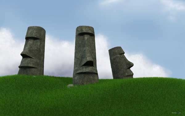 Остров Пасхи вектор