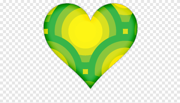 Зеленое сердце смайлик