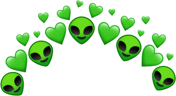 Сердечки (зеленые)