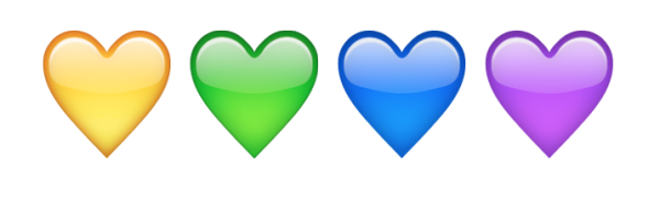 Сердечки (зеленые)