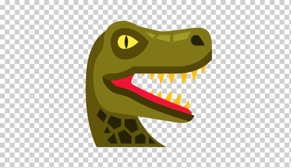 Удивленный динозавр