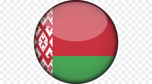 Флаг Белоруссии в круге