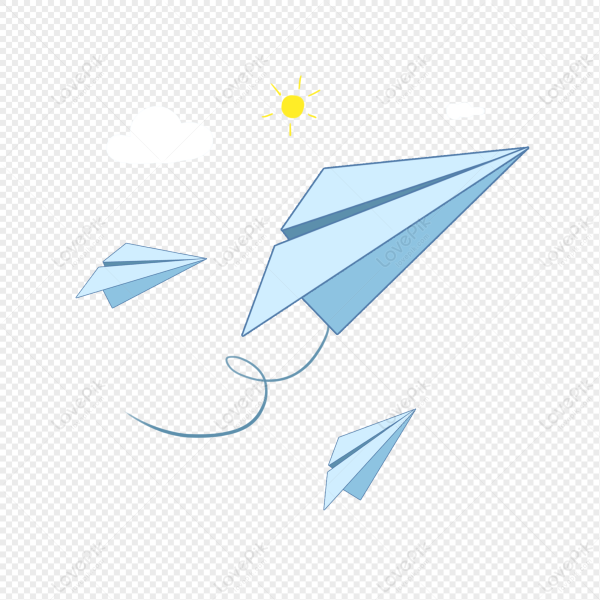 Эмодзи бумажный самолетик