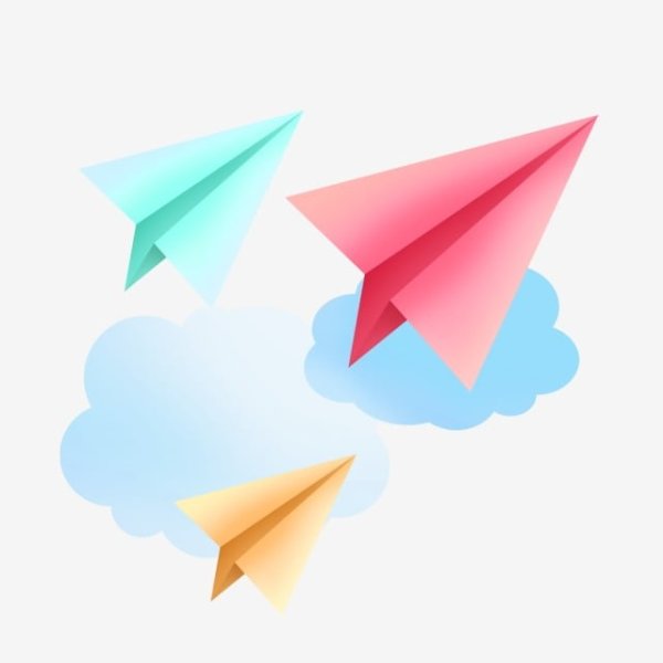 Самолётик аниме оригами