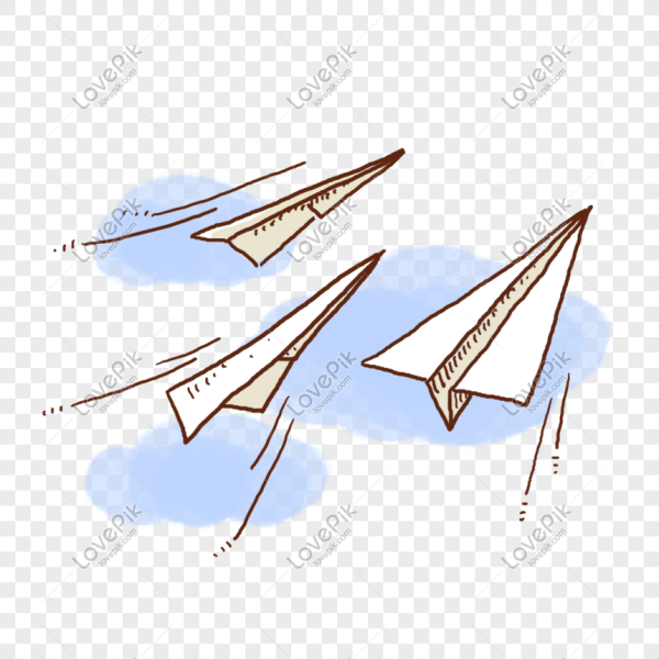 Бумажный самолетик для презентации