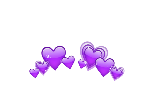 Сердце фиолетовое