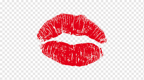 Поцелуй на белом фоне