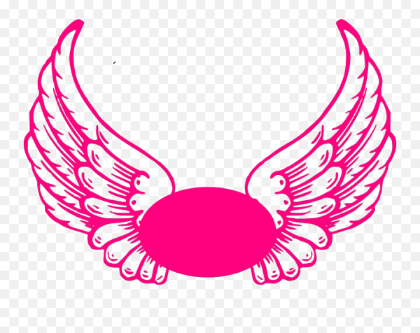Ангел с крыльями вектор