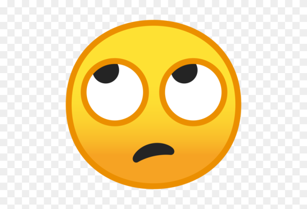 Смайлик с закатанными глазами