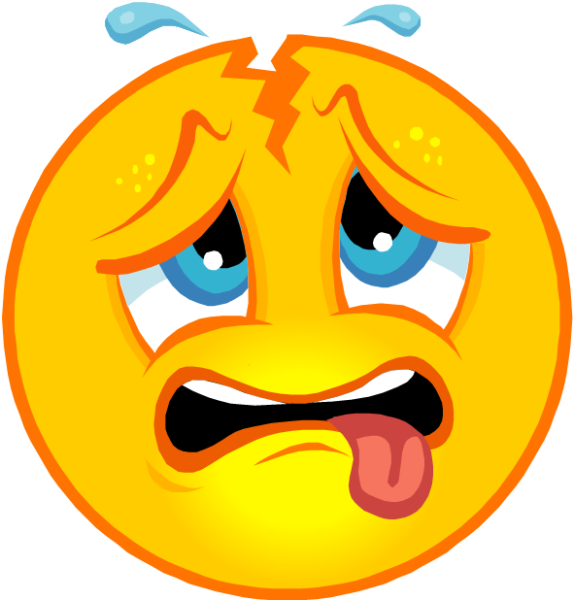 Смайлик болит голова