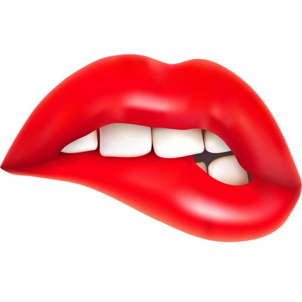 Губы мультяшные