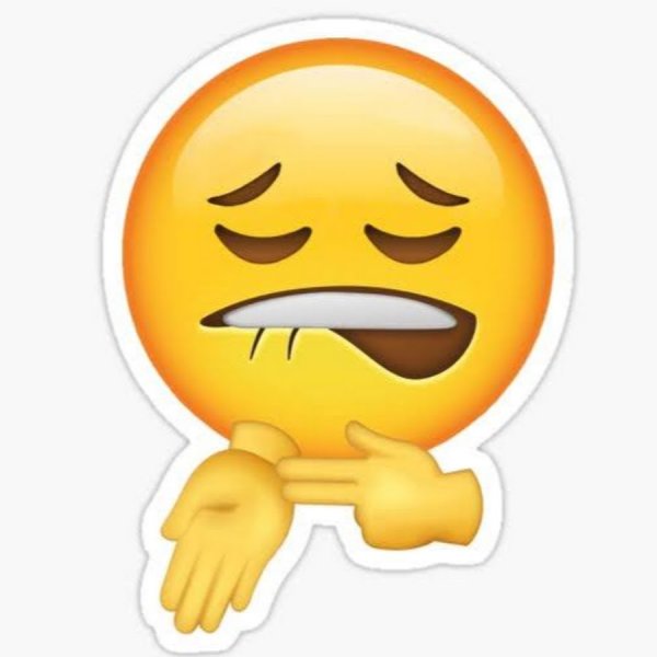 Смайлик с прикусанной губой