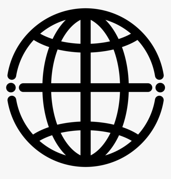 Значок интернета земля