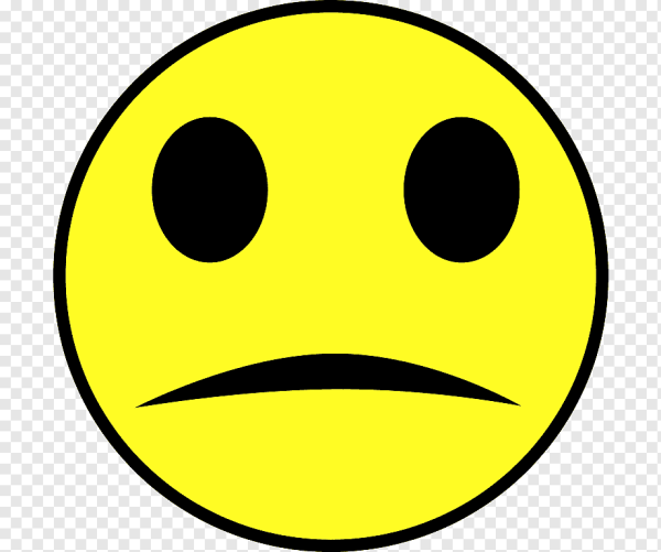 Печальный смайлик