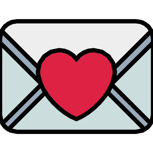 ЭМОДЖИ конверт с сердечком