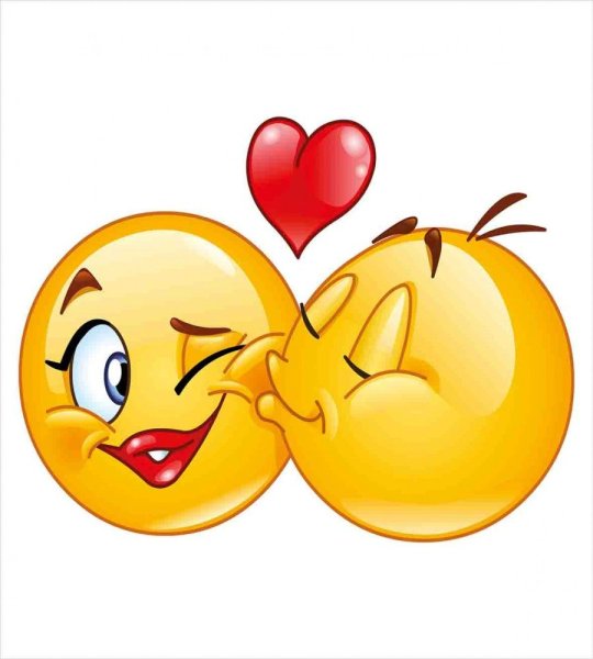 Смайлики поцелуйчики