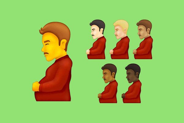 ЭМОДЖИ беременный мужчина