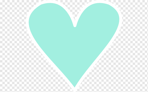 Сердце голубое