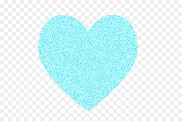 Синее сердце на белом фоне