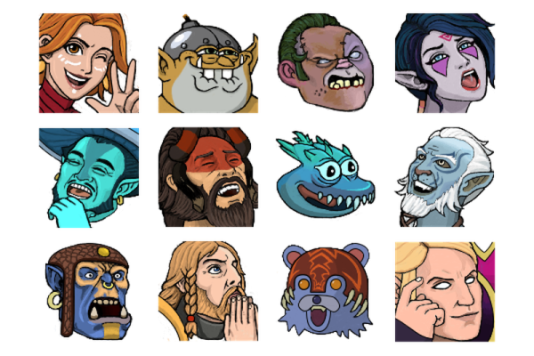 Смешные смайлики для Твича