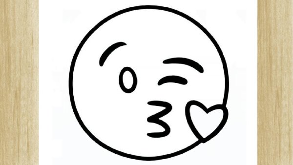 Лёгкие рисунки смайлы