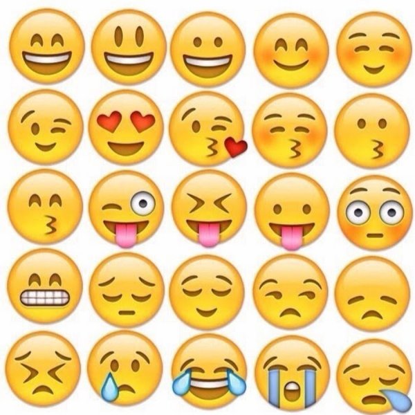 Наклейки для ЛД смайлы