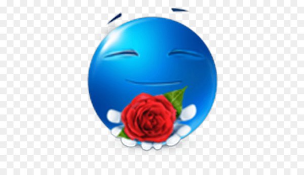 Синий смайлик