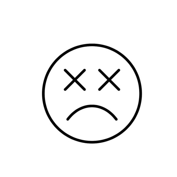 Смайл с крестиками вместо глаз