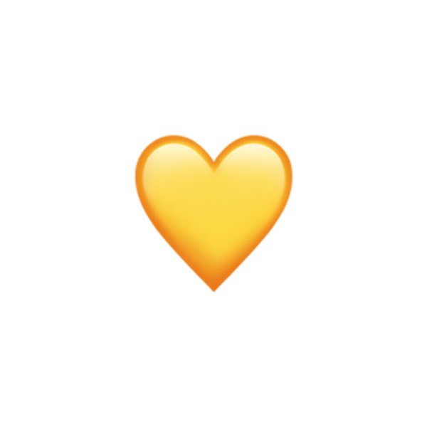 Оранжевое сердце