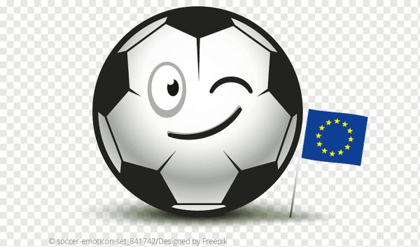 Смайлик футбольный мяч