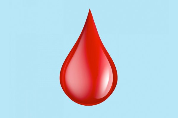 Смайлик красной капли