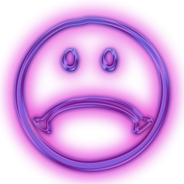 Грустный смайлик