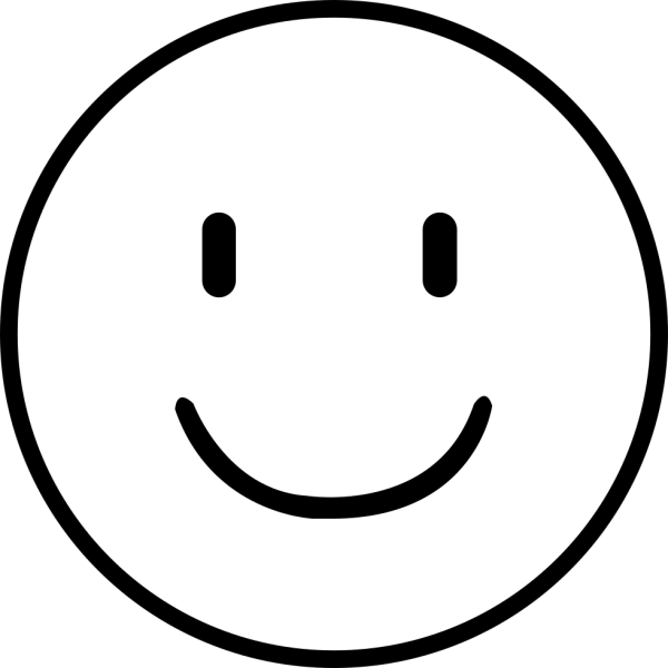 Смайлик белый