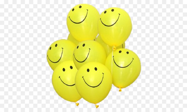 Воздушный шарик Смайл