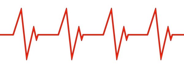 Эскиз тату кардиограмма с сердцем