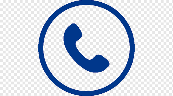 Значок телефона круглый