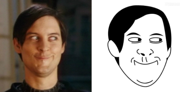 Мем с Тоби Магуайром