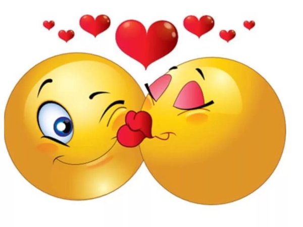 Смайлики поцелуйчики