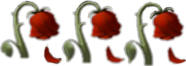 Эмодзи завявшая роза