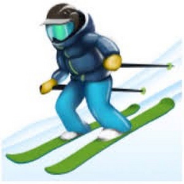 Смайл лыжник