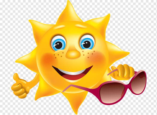 Солнышко в темных очках