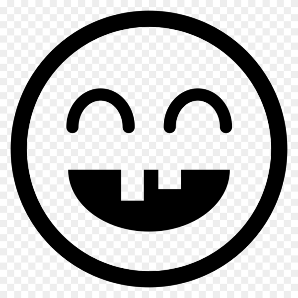 Смайлик силуэт