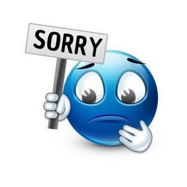 Смайлик извинения