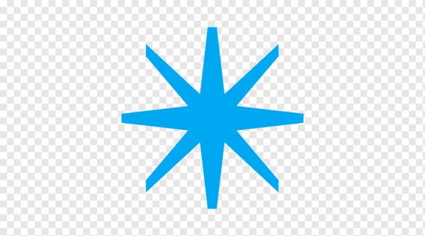 Смайлик синяя звезда