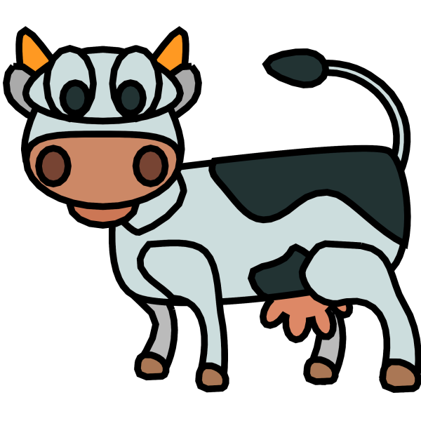 Смайлик теленок