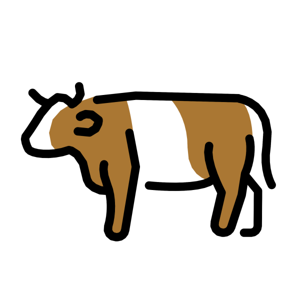 ЭМОДЖИ корова