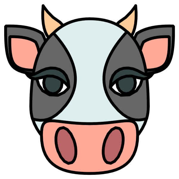 Мордочка теленка