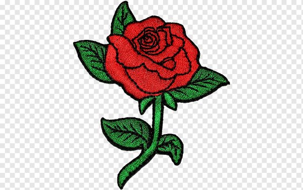 Роза смайлик на прозрачном фоне