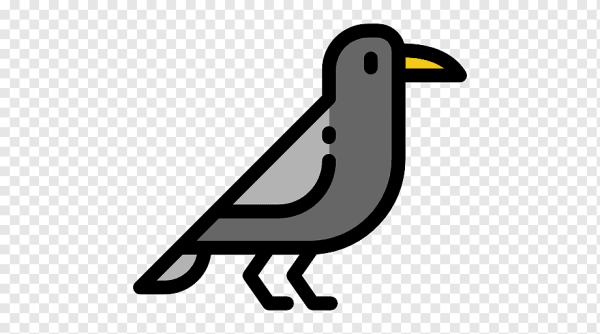 Эмодзи ворон